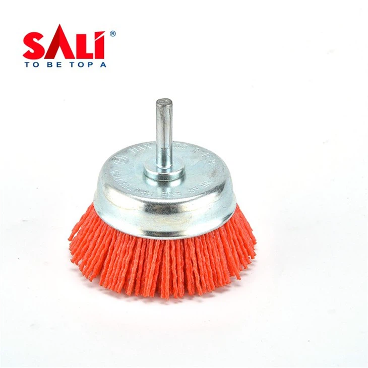 Nylon Wire Cup Brush With Shank